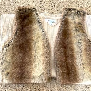 Liz Claiborne Fur Vest - Size L
